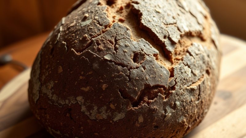 Pan de centeno gallego artesanal