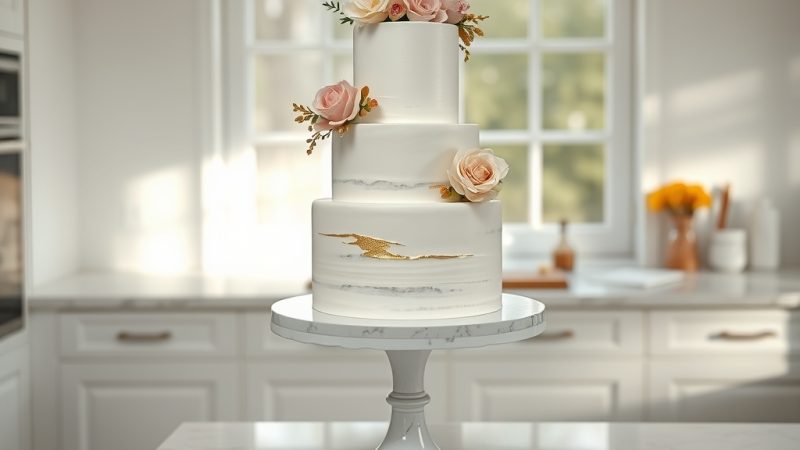 Decoración de tartas para bodas: ideas creativas y únicas
