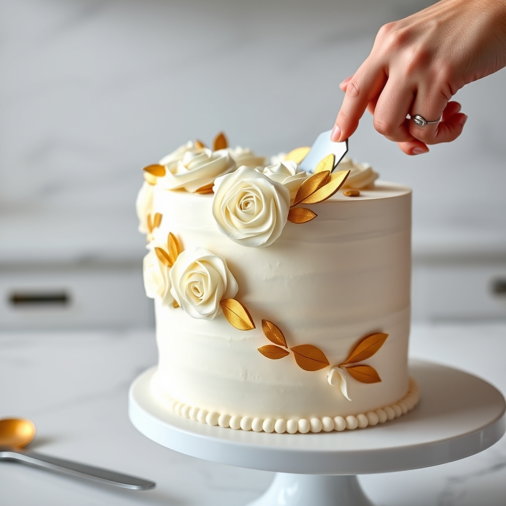 Glaseado para tartas de boda: técnicas profesionales