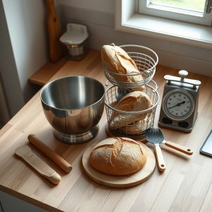 herramientas para hacer pan