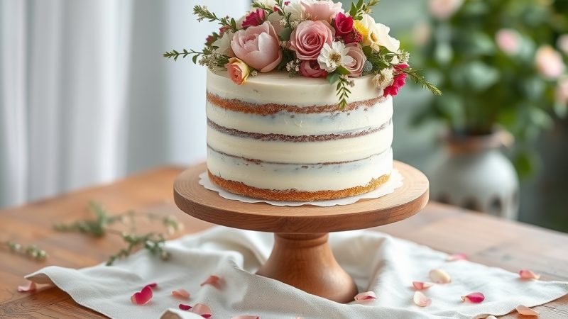 naked cake flores