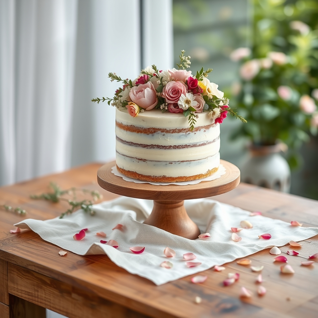 naked cake flores
