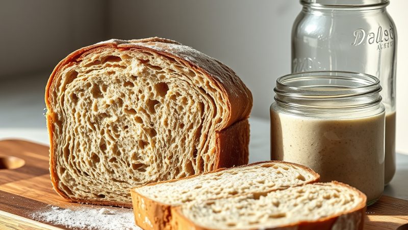 pan integral masa madre