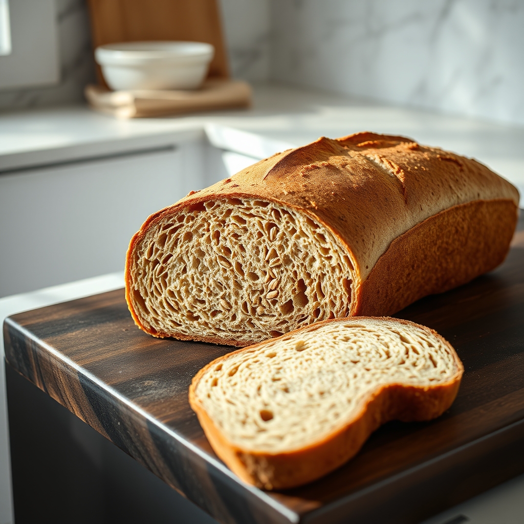 Receta pan integral fácil