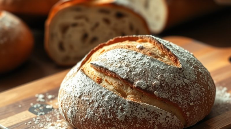 Pan de masa madre artesanal gallego