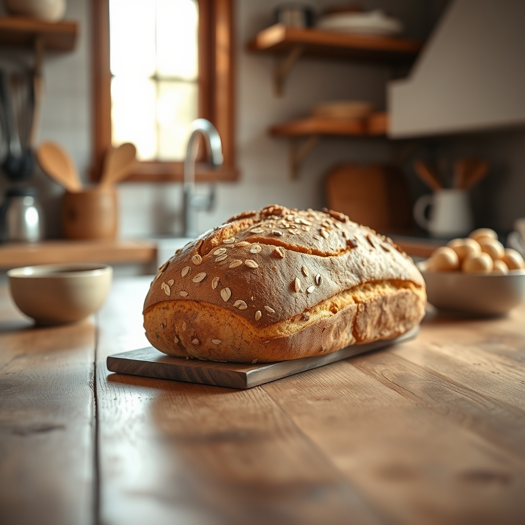 pan integral avena nueces