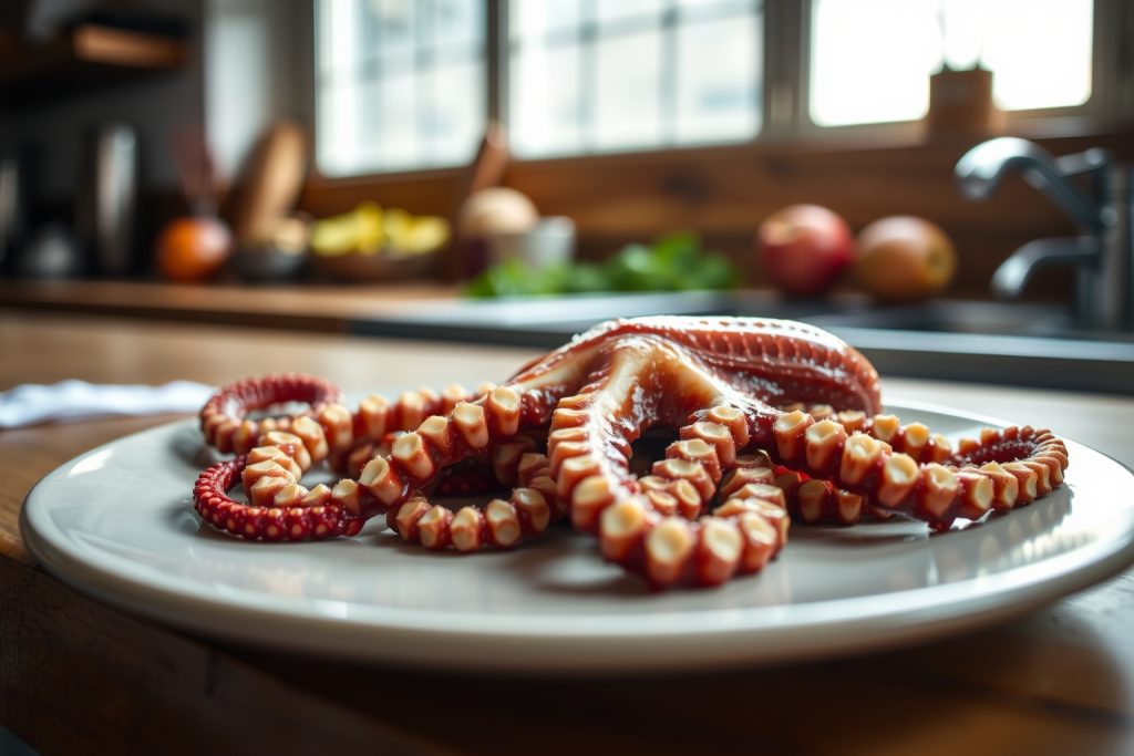 confitar pulpo para empanada