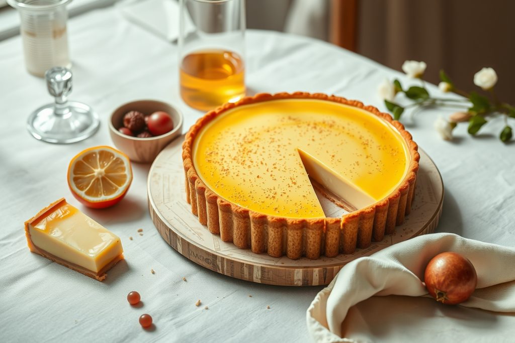 tarta de miel y nata