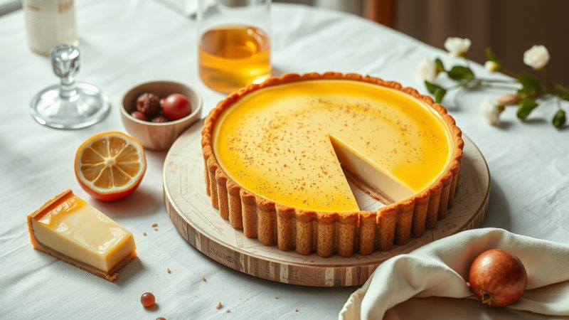 tarta de miel y nata