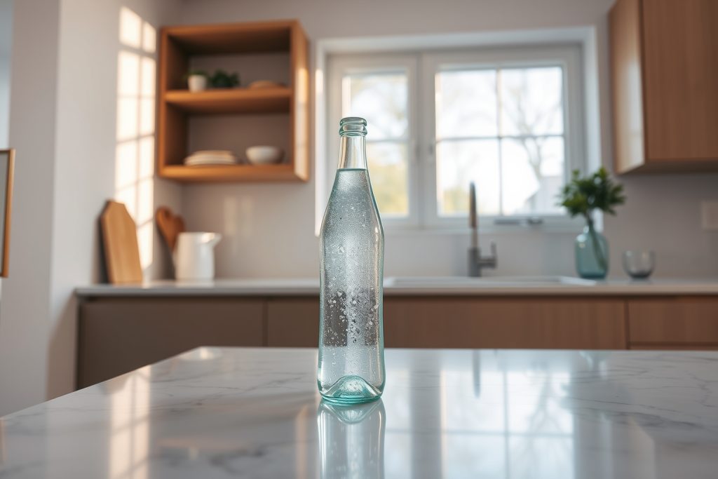 agua con gas repostería