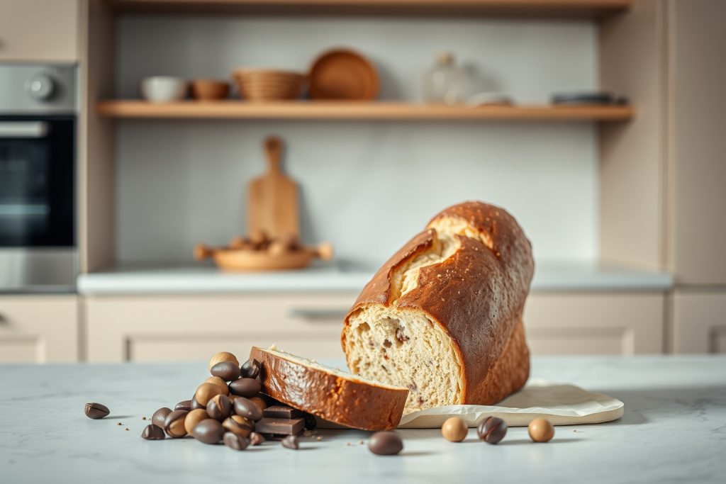 pan de avellana y chocolate