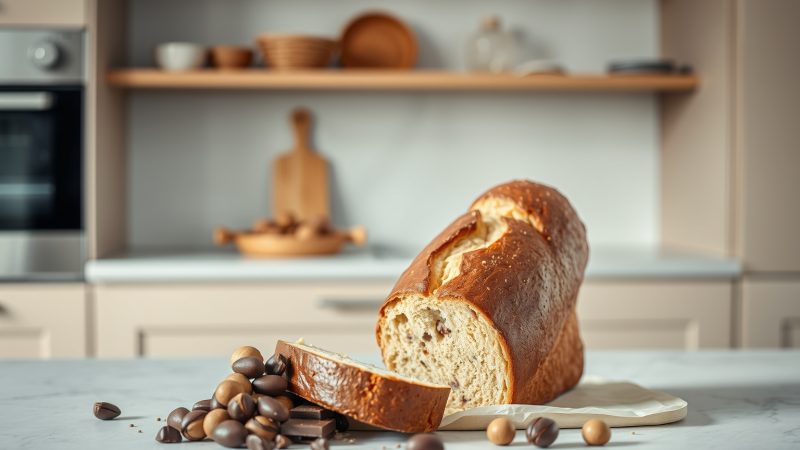 pan de avellana y chocolate