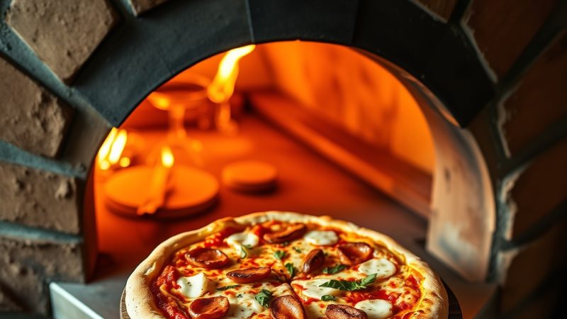 pizza de masa madre