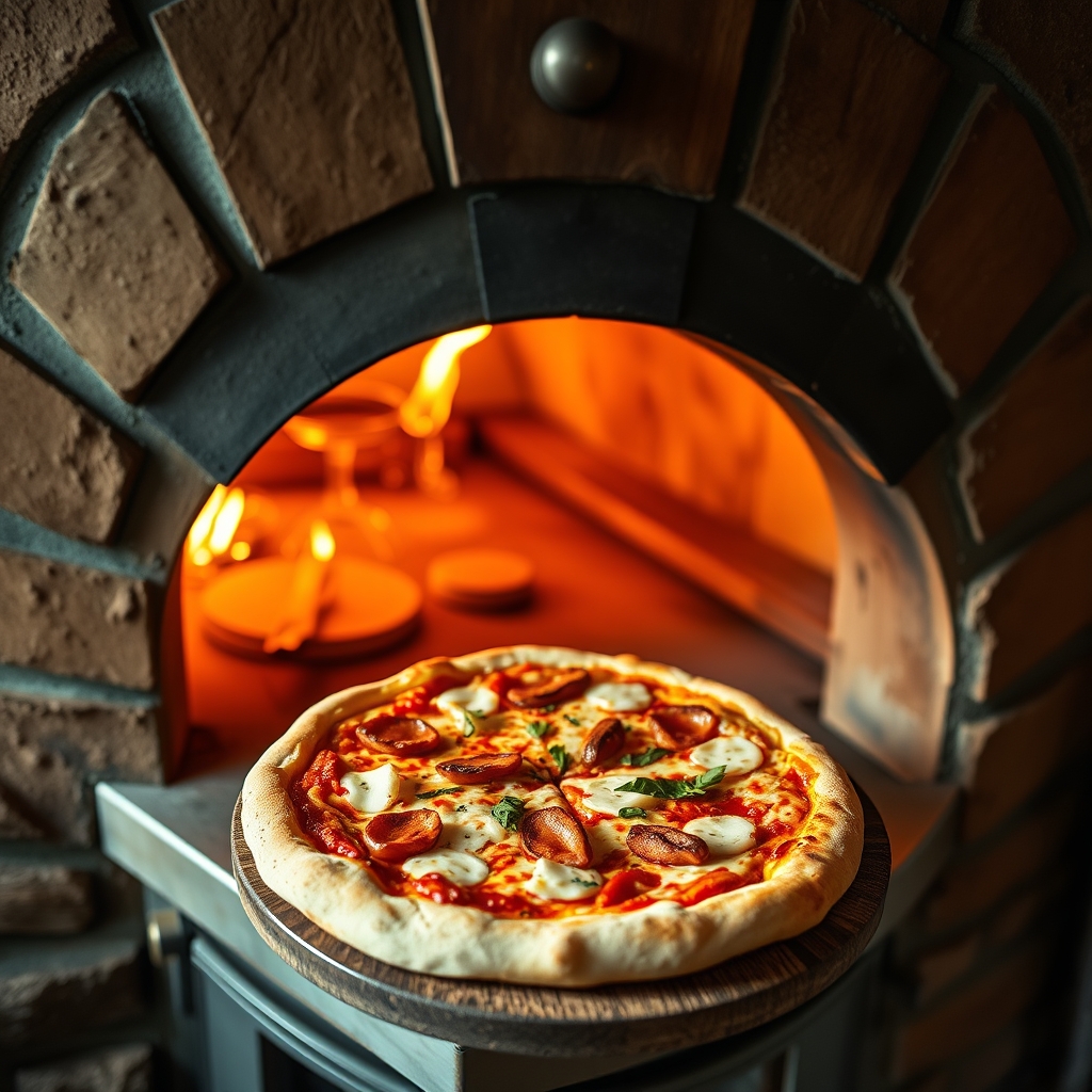 pizza de masa madre