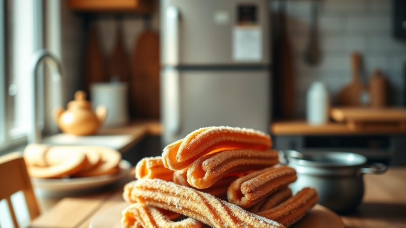 churros de masa madre