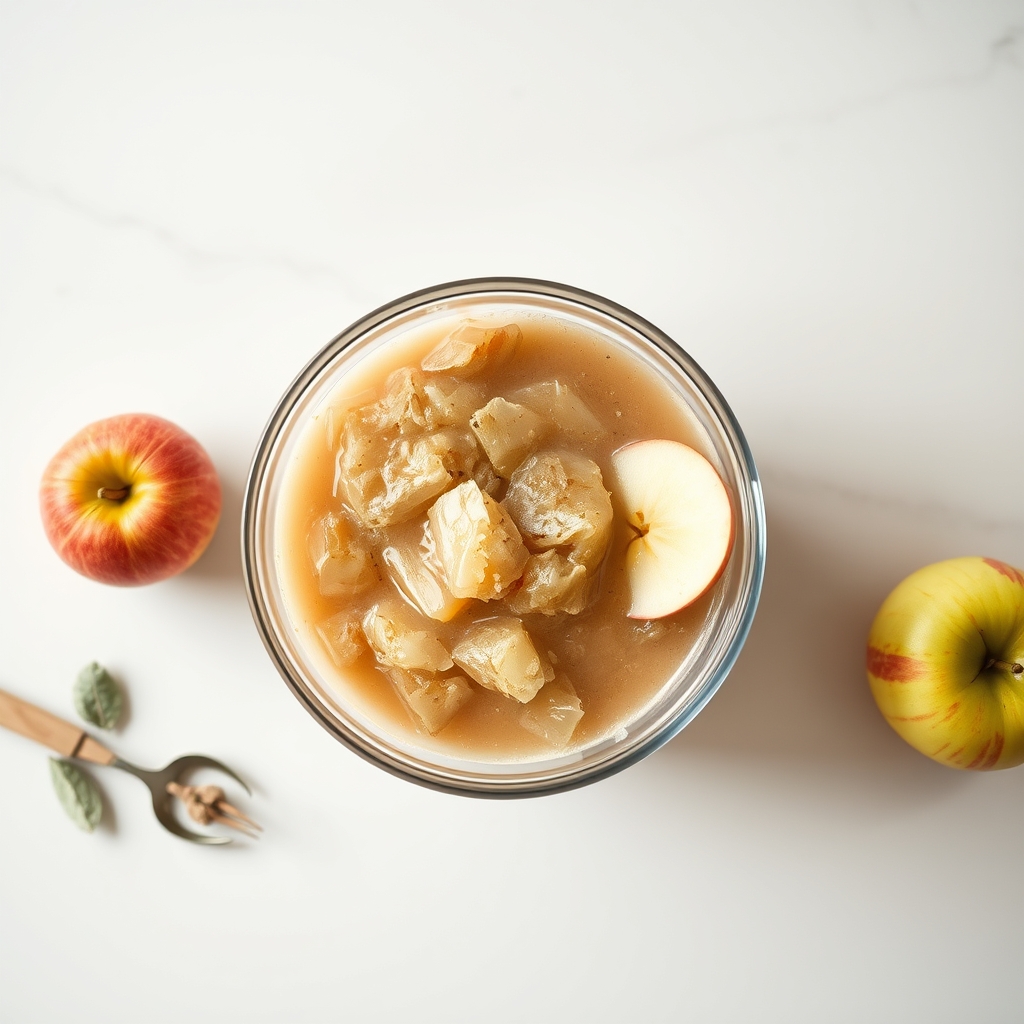 refresco de manzana masa madre