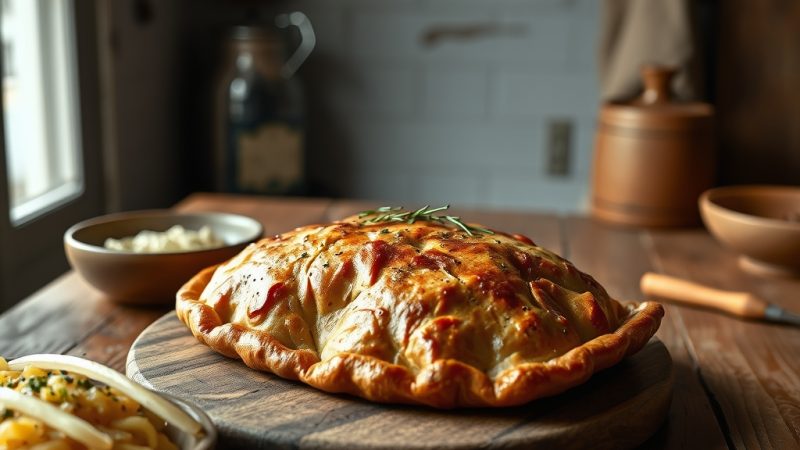 empanada de zorza y cebolla