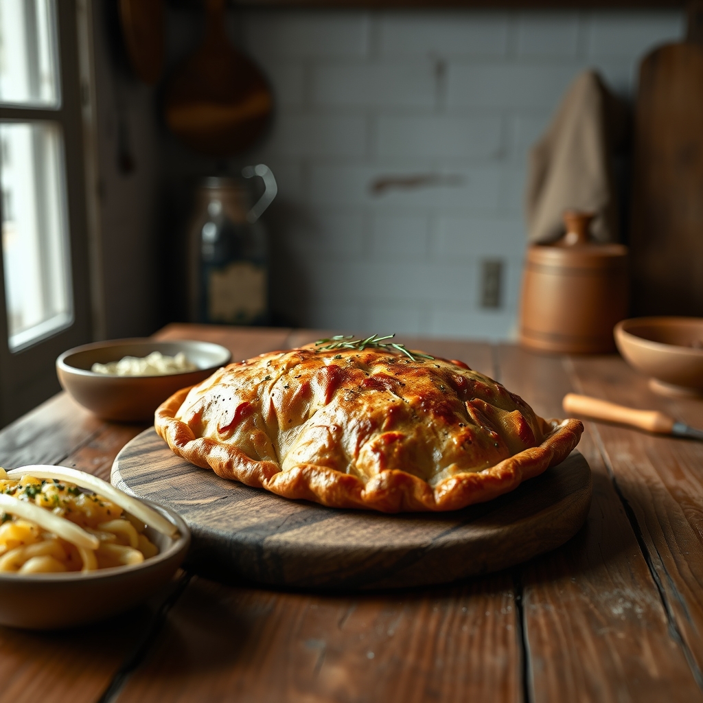 empanada de zorza y cebolla