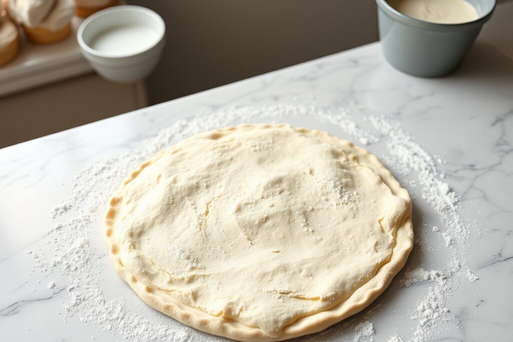 laminado de masa de hojaldre